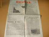 Ziarul Ecoul 27 Mai 1944, 4 Pagini - Stare Buna - Publicatie de Colectie