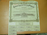 Actiune Banca Salariatilor Publici 500 lei 1928