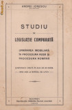 Av. Andrei Ionescu / Studiu de legislatie comparata (editie 1923)