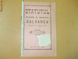 Statute Soc. binefacere ,,Salvarea&quot; Iasi 1901