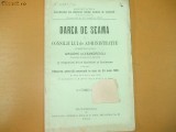 Dare de seama Soc. atelier militar confectii 1905