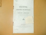 Statutele Uniunei Tinerimei Comerciale Buc. 1909