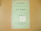 Statute Soc. anomine ,,Luvru&quot; Buc. 1910