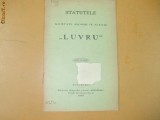 Statute Soc. anomine ,,Luvru&quot; Buc. 1910