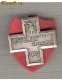 CIA 192 Medalie Schwingertag Basel 1939 (lupte -Wrestling )(Elvetia) -dimensiuni, circa 26X26 milimetri