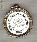 CIA 236 Medalie Ascolta il mio cuore(asculta-mi inima) A.C. Fontanile Anagnino -2004-2005 -dimensiuni, circa 36X32 milimetri