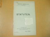 Deutscher Schulerverein Statuten Bukarest 1910
