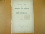 Proiect statut Soc. de sericicultura romana Buc. 1879