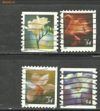 SUA 2001 - FLORI EXOTICE, serie stampilata, R10, Flora, Stampilat