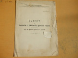 Raport Venituri Cheltuieli Gutenberg 1907, Tipografi, Greve Carol Gobl, Bratanescu, Basilescu, I.A. Taranu, Carte Bibliofilie Editie Princeps