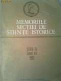 MEMORIILE SECTIILOR DE STIINTE ISTORICE ( seria IV ~ tomul VII )