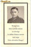 V FOTO 17 Necrolog -Militar german Matthias Weitzbauer ? , cazut in razboi la 30 iun 1944, la varsta de 22 ani -cruce cu zvastica 1939