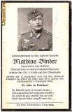 V FOTO 05 Necrolog -Militar german Obergefreiter Mathias Binder, cazut in razboi, 17 sept 1943, la varsta de 32 de ani si jumatate