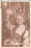 V FOTO 25 Copil -ceva de genul; La multi ani! 1935 -sepia