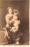 V FOTO 56 Religioasa -Firenze -Madonna col Bambino -sepia -antebelica