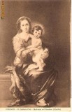 V FOTO 56 Religioasa -Firenze -Madonna col Bambino -sepia -antebelica