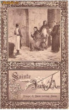 V FOTO 64 Ioana d`Arc -,,Sainte Jeanne d`Arc&quot; -interesanta -sepia -interbelica -Paris
