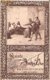 V FOTO 73 Ioana d`Arc -,,Sainte Jeanne d`Arc&quot; -interesanta -sepia -interbelica -Paris