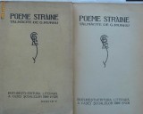 Cumpara ieftin Poeme straine , talmacite de G. Murnu , 1928 , prima editie, Alta editura