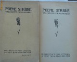 Poeme straine , talmacite de G. Murnu , 1928 , prima editie, Alta editura