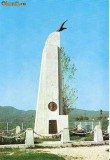 CP195-32 Campina-Banesti: Monumentul lui Aurel Vlaicu - carte postala, necirculata -starea care se vede