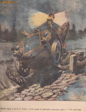 Universul : moartea tragica in accident a lui D.G.Teodoru (1910, gravura