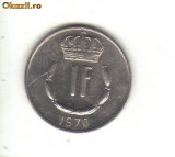 Bnk mnd Luxemburg 1 franc 1970, Europa