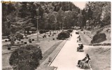carte postala-SLANIC -MOLDOVA-Vedere din parc