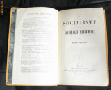 A Fouillee Le Socialisme et la sociologie reformiste Ed. F. Alcan 1909 ed. a 2-a