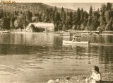 R 9102 Republica Populara Romana Tusnad cu barca pe lac circulata