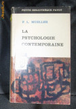 F L Mueller La Psychologie contemporaine Ed. Payot 1963