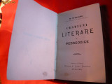 M. Strajanu - Chestiuni Lit., Pedagogice - I Ed.1879 autograf