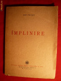 ION PILLAT - IMPLINIRE -1942 -Prima Editie - versuri