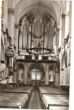 CP202-01 Brasov, Biserica Neagra -Orga si amvonul -carte postala, circulata 1973 -starea care se vede
