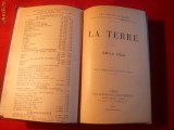 E.ZOLA - La Terre -Bibliotheque Charpentier -Paris -1911