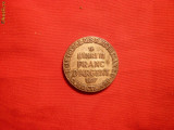 Moneda de 1 Franc 1577 ,Henric III Franta - FALS ,d= 2,5 cm., Europa