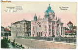 35 - TIMISOARA, Synagogue, romania - old postcard - used -1906, Circulata, Printata
