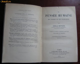 H Hoffding La Pensee Humaine Ses formes et ses problemes Alcan 1911
