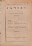 ORPHEUS - revista pentru cultura clasica (an I, nr.1 din decembrie 1924)