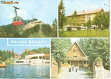 CP208-34 Poiana Brasov -carte postala circulata 1990 -starea care se vede