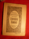 Sextil Puscariu - Literatura Romana - Prima Ed. 1925
