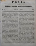 Cumpara ieftin Foaia pentru minte , inima si literatura , nr. 13 , 1853