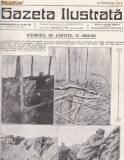 Gazeta Ilustrata : razboiul de cartite in Argoni, primul razboi mondial (1915)