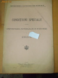 CONDITII APROVIZIONARE MATERIALE SOSELE 1923 CLUJ