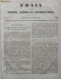 Cumpara ieftin Foaia pentru minte , inima si literatura , nr. 9 , 1856