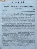 Foaia pentru minte , inima si literatura , nr. 19 si 20 , 1856, Alta editura