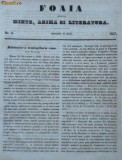 Cumpara ieftin Foaia pentru minte , inima si literatura , nr. 6 , 1857
