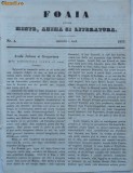 Cumpara ieftin Foaia pentru minte , inima si literatura , nr. 4 , 1857