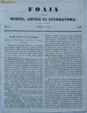 Cumpara ieftin Foaia pentru minte , inima si literatura , nr. 4 , 1857, Alta editura