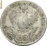 FRANCISC II 1792---1806. 20 KREUZER ARGINT. 1805 E. ALBA IULIA, Europa